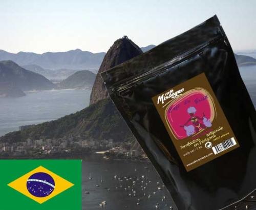 sachet 1kg café arabica en grain du Brésil