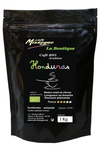 Café en Grain arabica BIO du HONDURAS 5 kg vrac